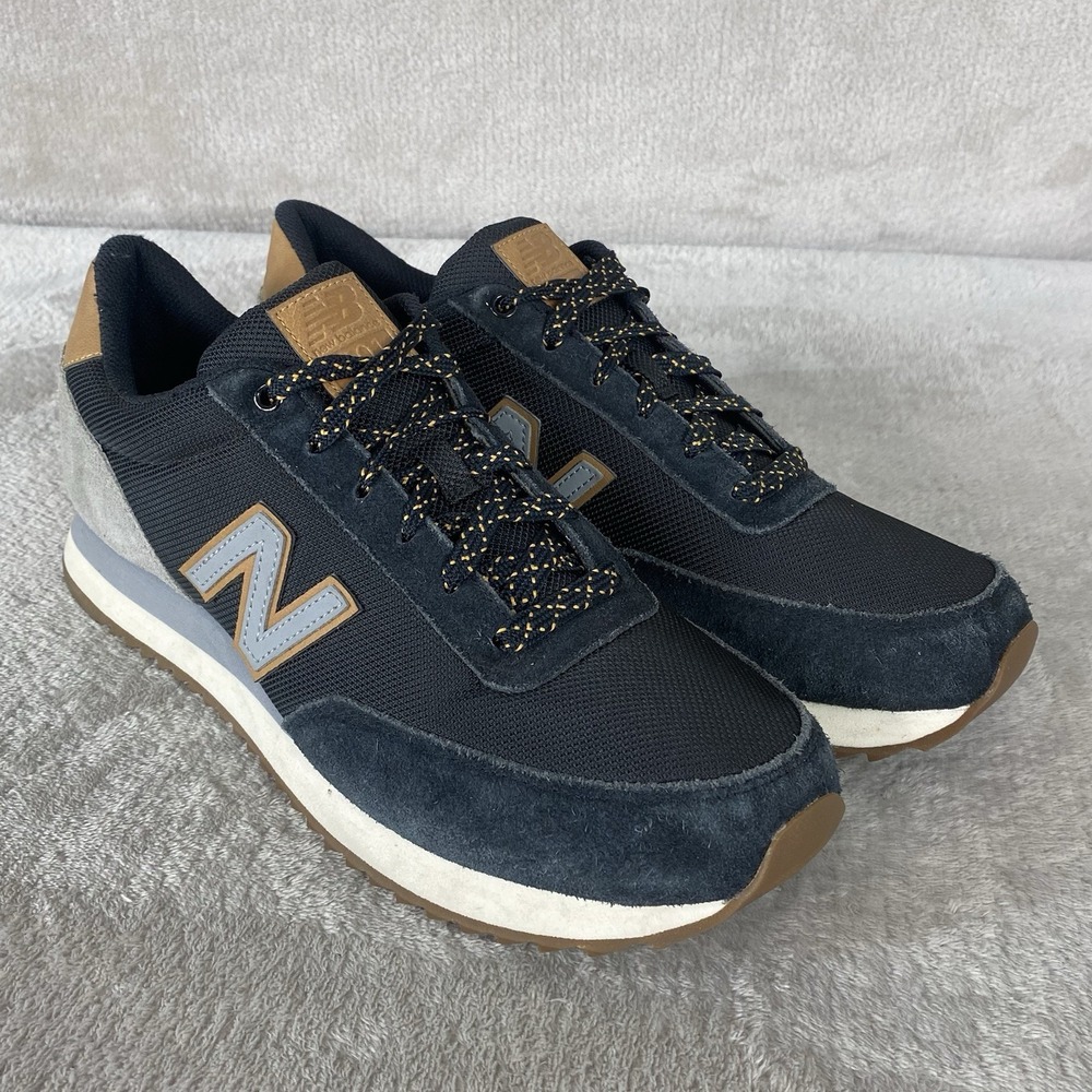 New Balance 501 Mens Sneakers Shoes Size 11 Black Gray Running Athletic NEW